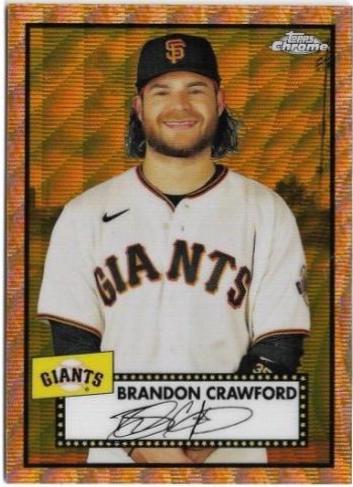 Brandon Crawford [Gold Wave Refractor] #65