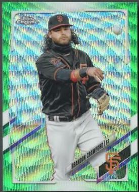 Brandon Crawford [Green Wave Refractor] #65