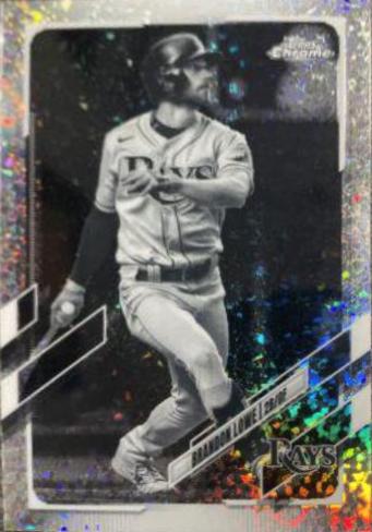 Brandon Lowe [Black & White Mini Diamond Refractor] #218