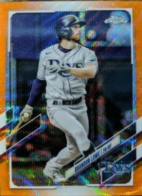 Brandon Lowe [Orange Wave Refractor] #218