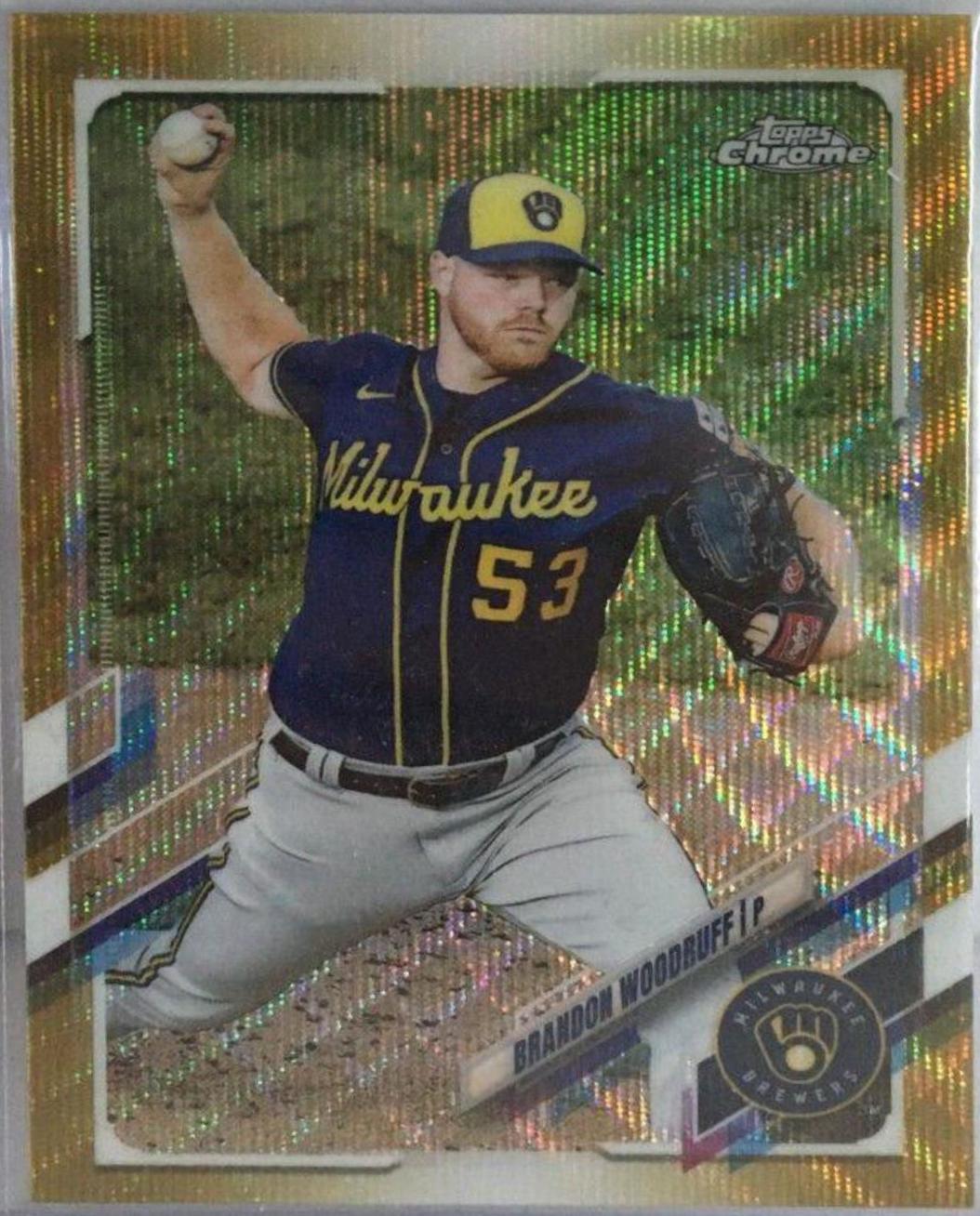 Brandon Woodruff [Gold Wave Refractor] #192