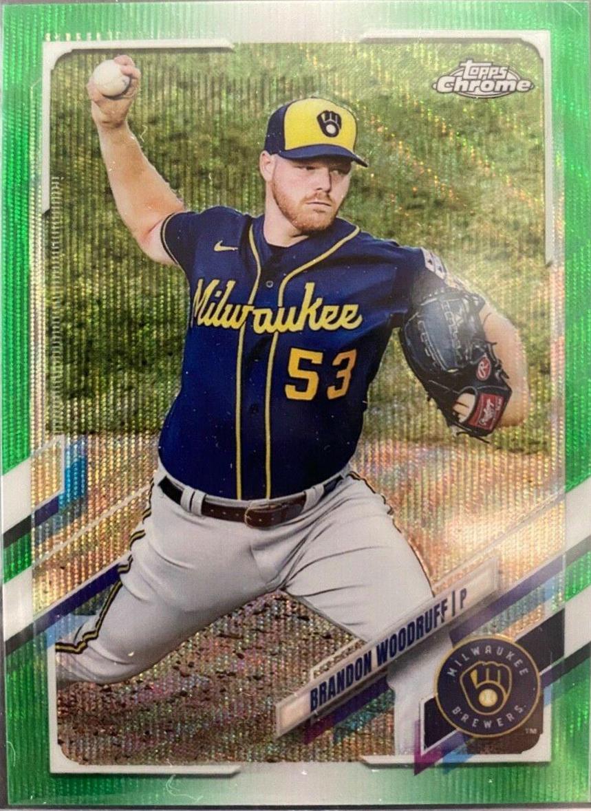Brandon Woodruff [Green Wave Refractor] #192
