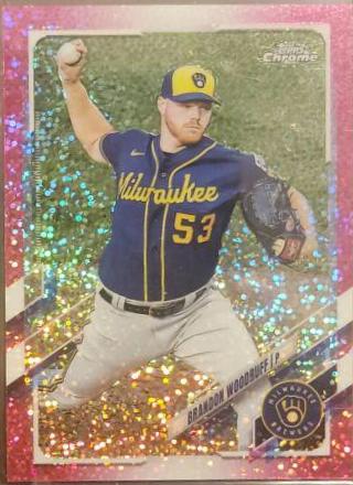 Brandon Woodruff [Magenta Speckle Refractor] #192