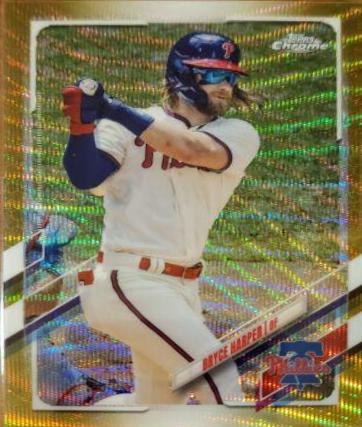 Bryce Harper [Gold Wave Refractor] #134