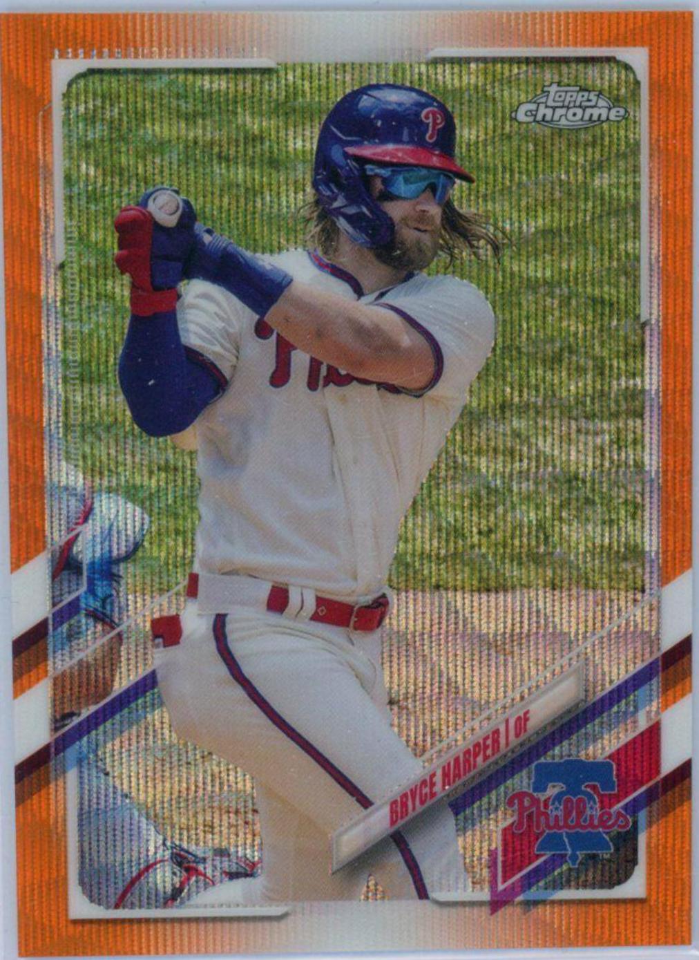 Bryce Harper [Orange Wave Refractor] #134