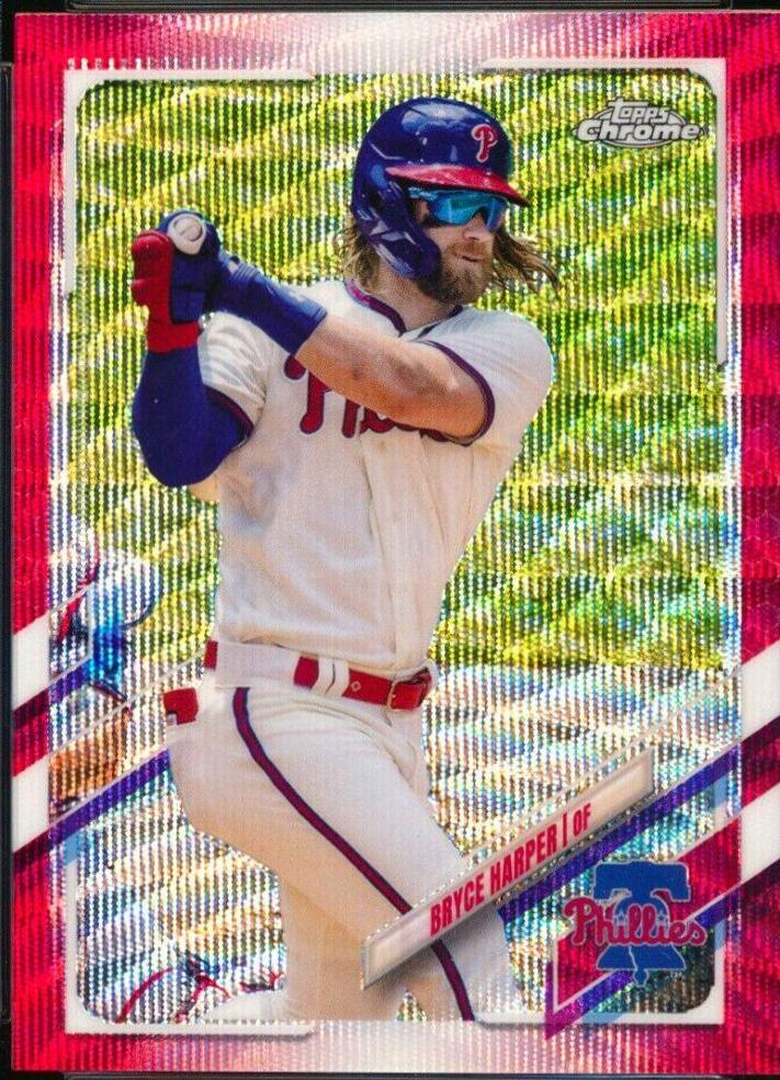 Bryce Harper [Red Wave Refractor] #134