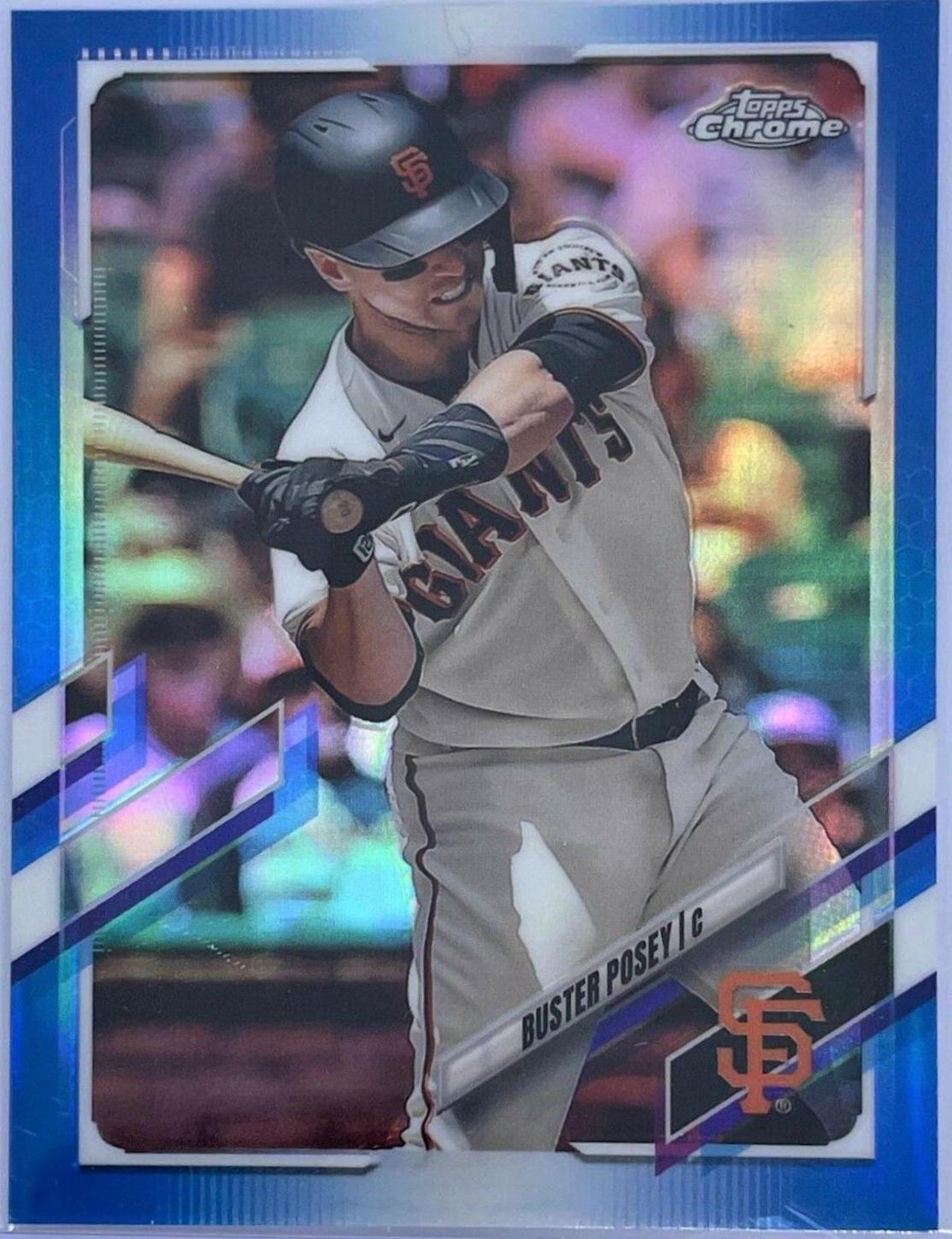 Buster Posey [Blue Refractor] #29