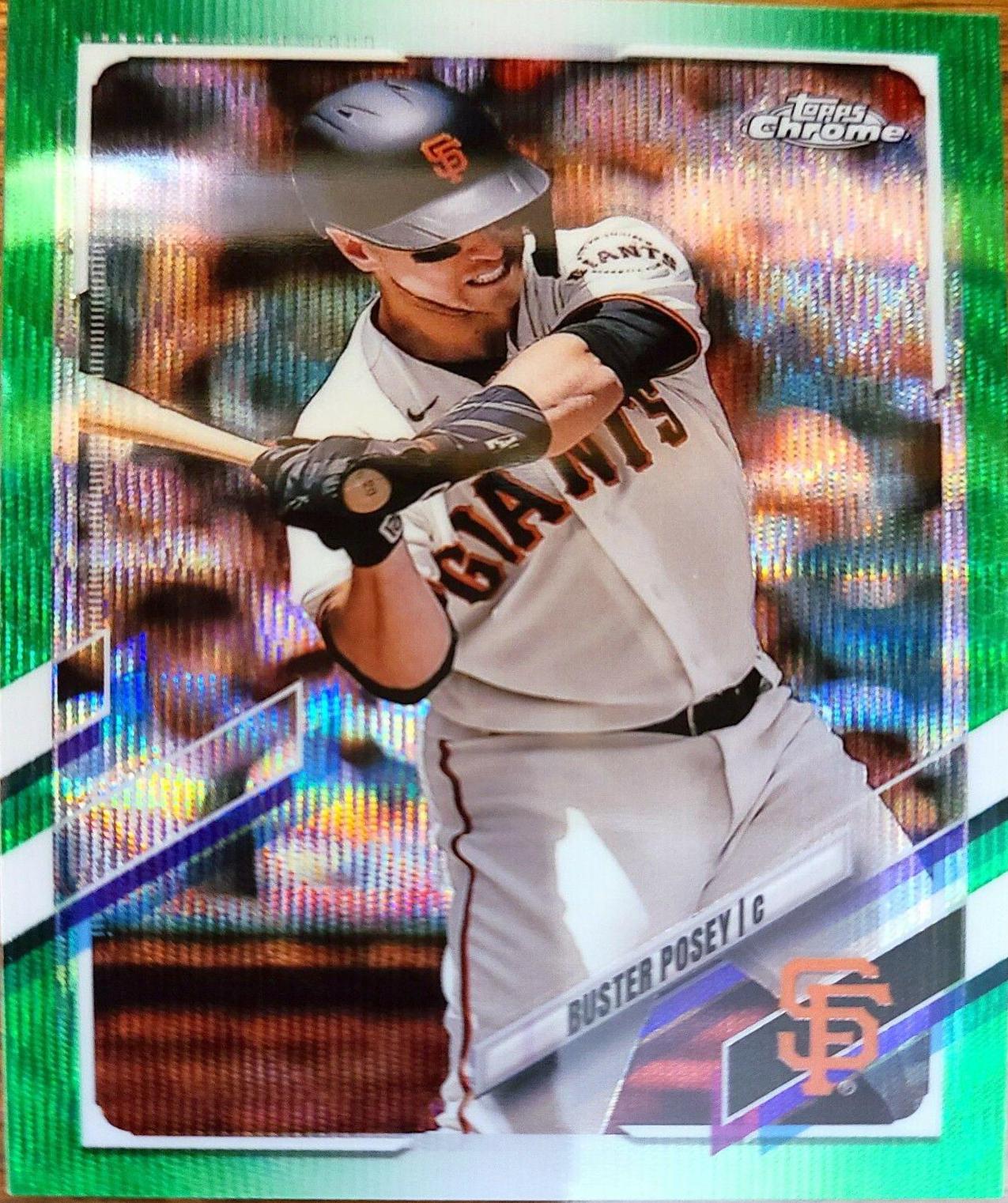 Buster Posey [Green Wave Refractor] #29