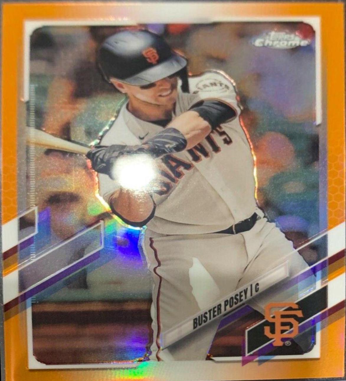 Buster Posey [Orange Refractor] #29