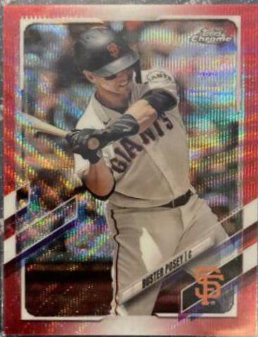 Buster Posey [Red Wave Refractor] #29