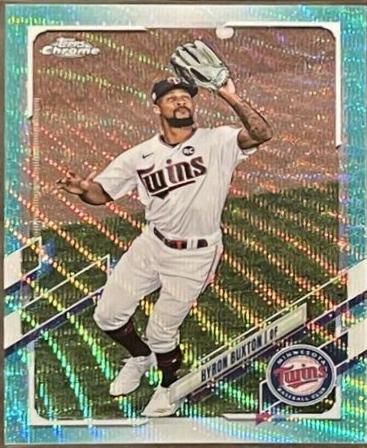 Byron Buxton [Aqua Wave Refractor] #139