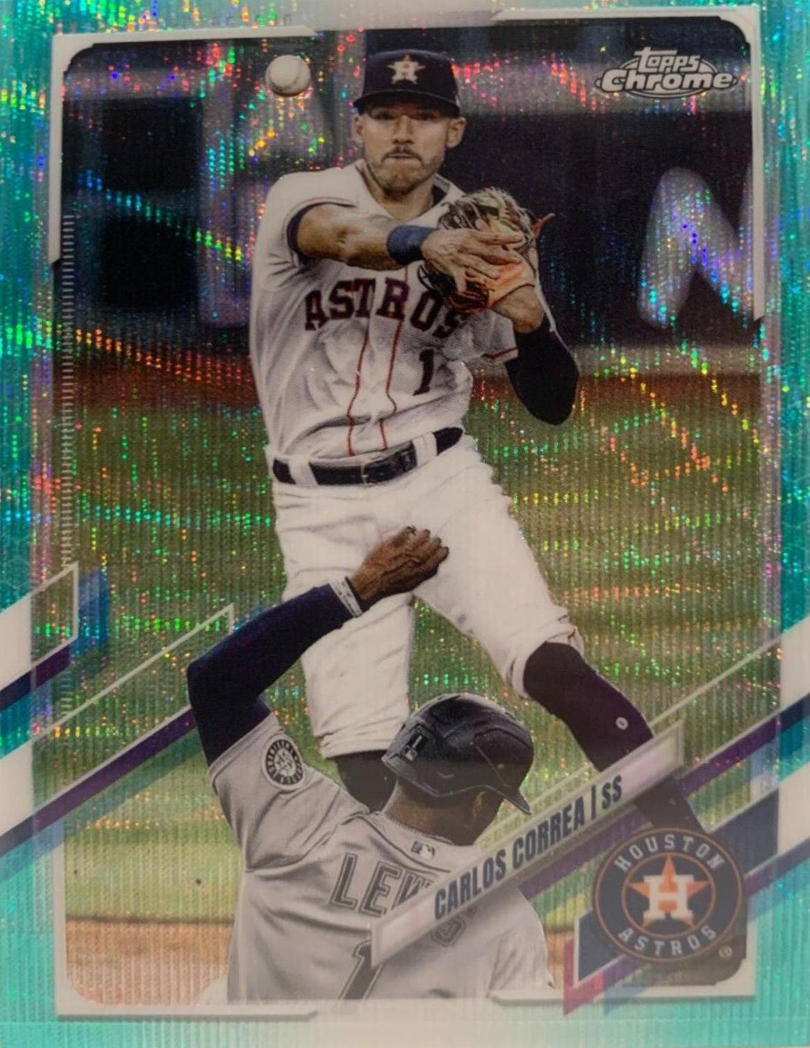 Carlos Correa [Aqua Wave Refractor] #172