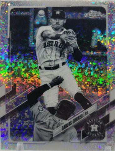 Carlos Correa [Black & White Mini Diamond Refractor] #172