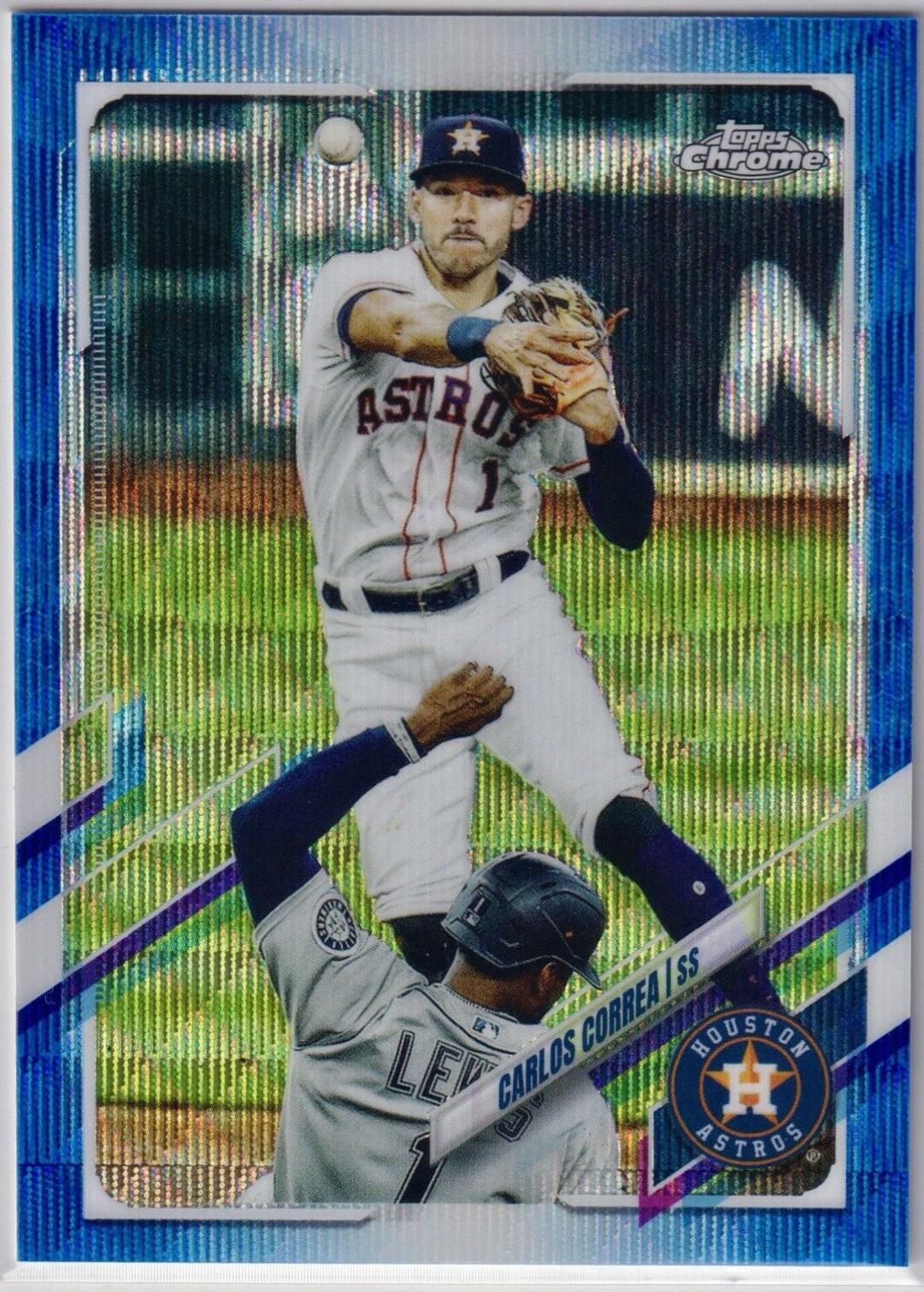 Carlos Correa [Blue Wave Refractor] #172