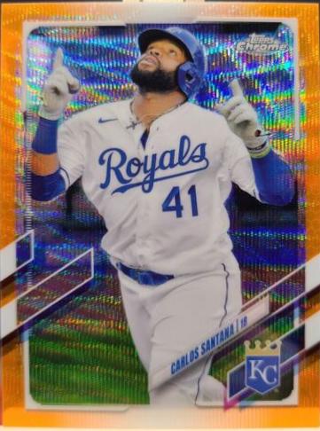 Carlos Santana [Orange Refractor] #207