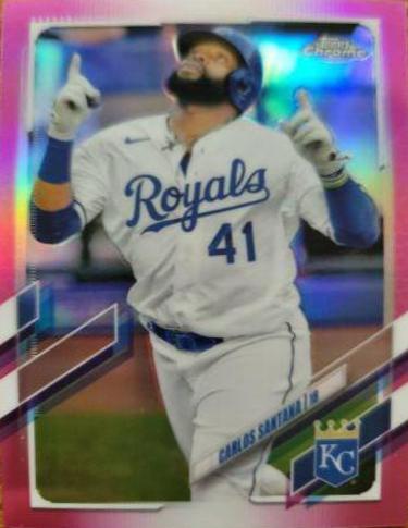 Carlos Santana [Pink Refractor] #207
