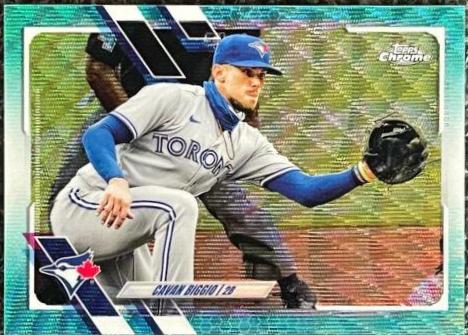 Cavan Biggio [Aqua Wave Refractor] #128