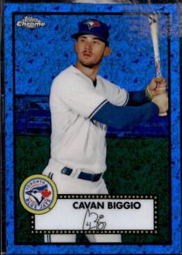Cavan Biggio [Black & White Mini Diamond Refractor] #128