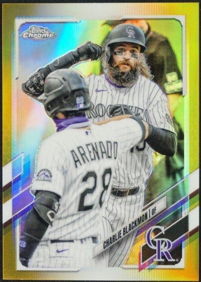 Charlie Blackmon [Gold Refractor] #67