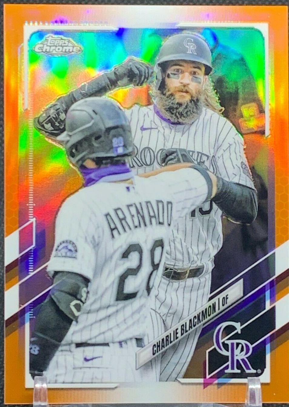 Charlie Blackmon [Orange Refractor] #67