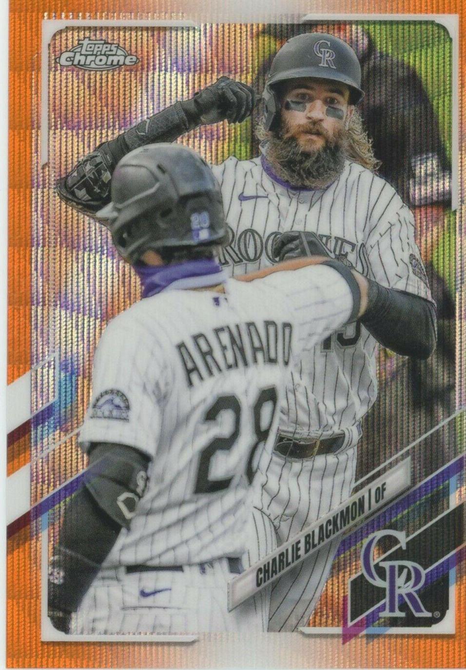 Charlie Blackmon [Orange Wave Refractor] #67
