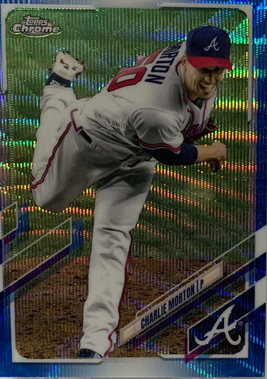Charlie Morton [Blue Wave Refractor] #174