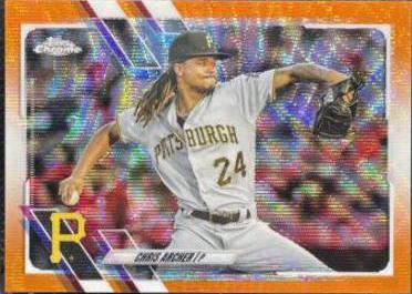 Chris Archer [Orange Wave Refractor] #188