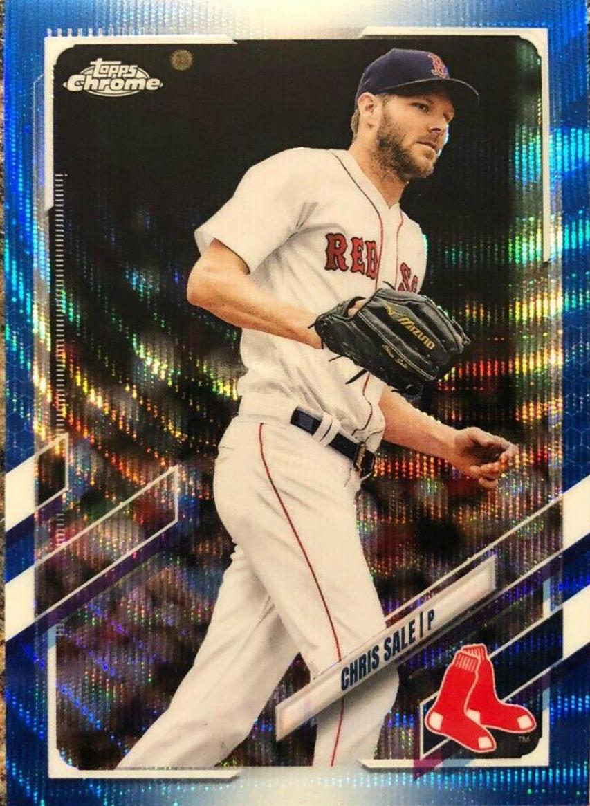 Chris Sale [Blue Wave Refractor] #60