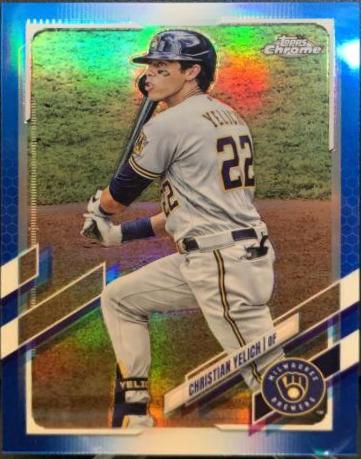 Christian Yelich [Blue Refractor] #18
