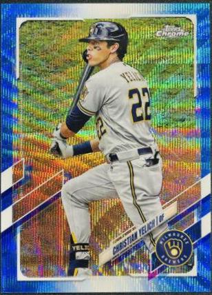 Christian Yelich [Blue Wave Refractor] #18