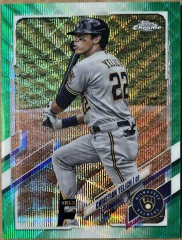 Christian Yelich [Green Wave Refractor] #18
