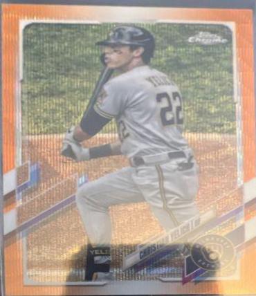 Christian Yelich [Orange Wave Refractor] #18