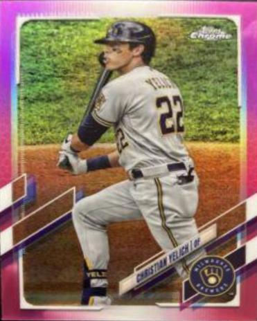 Christian Yelich [Pink Refractor] #18