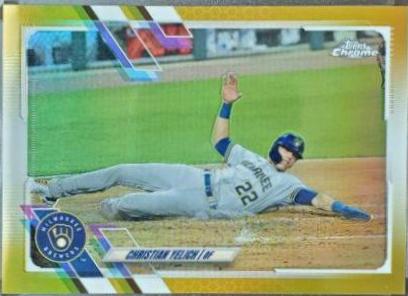 Christian Yelich [SP Gold Refractor] #18