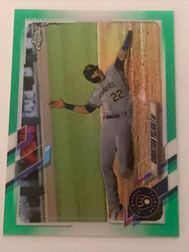 Christian Yelich [SP Green Refractor] #18