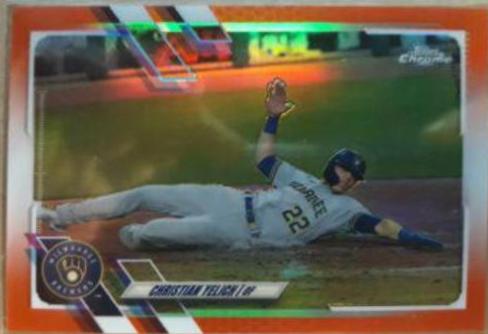 Christian Yelich [SP Orange Refractor] #18
