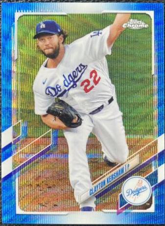 Clayton Kershaw [Blue Wave Refractor] #147
