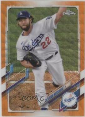 Clayton Kershaw [Orange Wave Refractor] #147