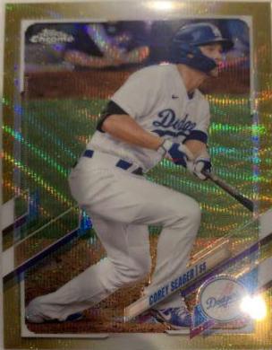 Corey Seager [Gold Wave Refractor] #117