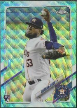 Cristian Javier [Aqua Wave Refractor] #92