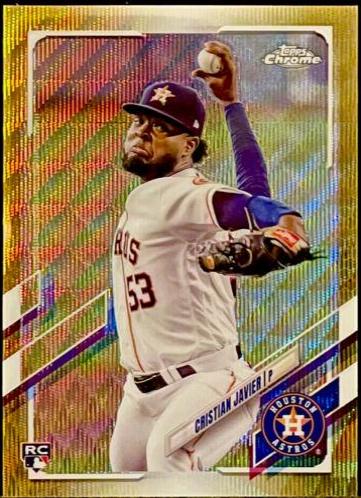 Cristian Javier [Gold Wave Refractor] #92