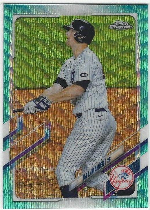 DJ LeMahieu [Aqua Wave Refractor] #105