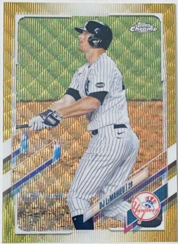 DJ LeMahieu [Gold Wave Refractor] #105