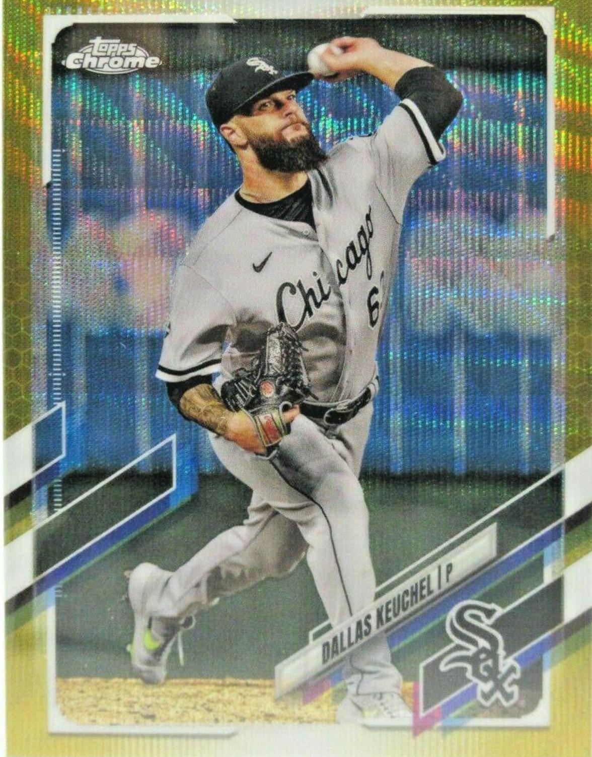 Dallas Keuchel [Gold Wave Refractor] #91