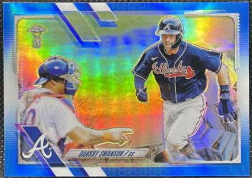 Dansby Swanson [Blue Refractor] #7