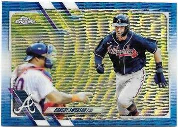 Dansby Swanson [Blue Wave Refractor] #7