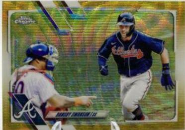 Dansby Swanson [Gold Wave Refractor] #7