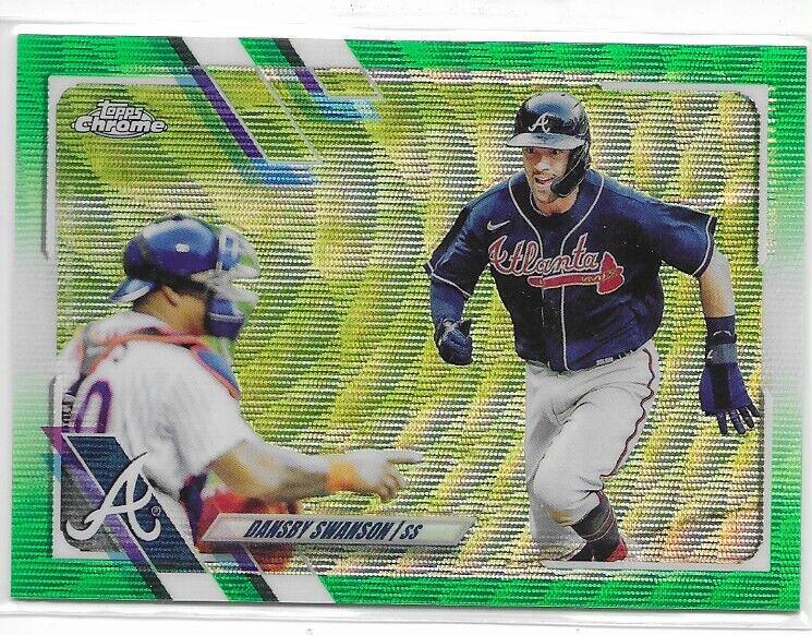 Dansby Swanson [Green Wave Refractor] #7