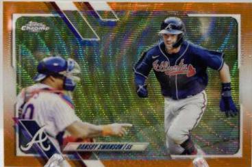 Dansby Swanson [Orange Wave Refractor] #7
