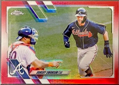 Dansby Swanson [Red Refractor] #7